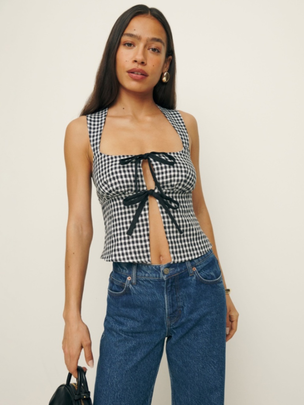 REFORMATION Linen Top Size 0 NWT